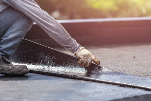 Professional Waterproofing technician working in Martinsville, NJ